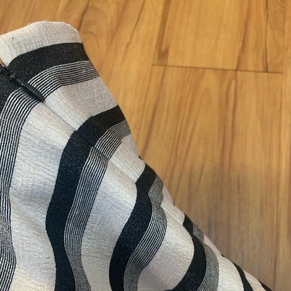 THII Black Stripe Strapless Cocktail Dress - Picture 12 of 16